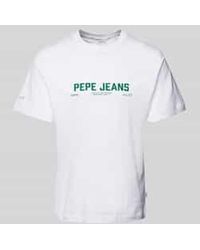 Pepe Jeans - T-shirt Met Labelprint - Lyst