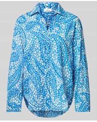 S.oliver - Relaxed Fit Overhemdblouse Van Puur Katoen - Lyst
