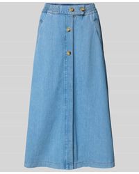 Mos Mosh - Jeansrock mit Leistentaschen Modell 'Marti' - Lyst