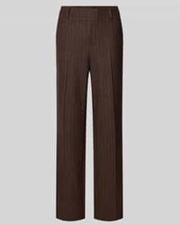 SteHmann - Stoffen Broek Met Franse Steekzakken, Model 'Fenja' - Lyst