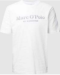 Marc O' Polo - T-Shirt mit Statement- und Label-Print - Lyst