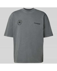 PEGADOR - Oversized T-Shirt mit Label- und Motiv-Print Modell 'GORDAN' - Lyst