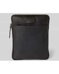 Strellson - Leren Schoudertas Met Labelbadge - Lyst