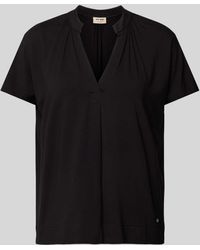 Mos Mosh - T-Shirt mit V-Ausschnitt Modell 'Shira' - Lyst