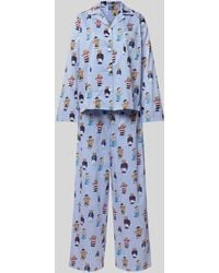 Polo Ralph Lauren - Pyjama mit Motiv-Print Modell 'Iconic Bear' - Lyst
