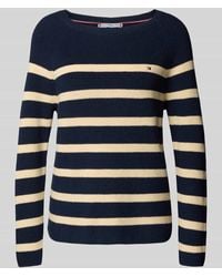 Tommy Hilfiger - Regular Fit Strickpullover aus reiner Baumwolle - Lyst