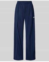 adidas Originals - Wide Leg Sweatpants mit Logo-Stitching Modell 'FIREBIRD' - Lyst