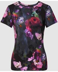 Ted Baker - T-Shirt mit Allover-Muster Modell 'KARLYAA' - Lyst