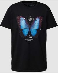 Mister Tee - T-Shirt mit Motiv-Print Modell 'Become the Change' - Lyst