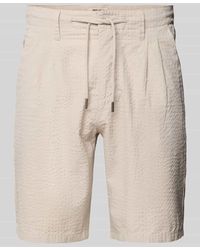Only & Sons - Regular Fit Shorts mit Strukturmuster Modell 'LEO LIFE' - Lyst
