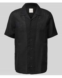 Calvin Klein - Regular Fit Leinenhemd mit Reverskragen - Lyst