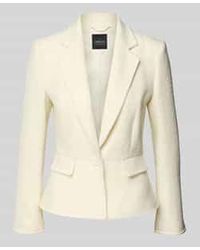 Marc Cain - Slim Fit Blazer Met Reverskraag En Klepzakken - Lyst