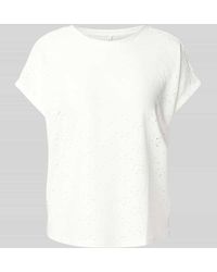 ONLY - Regular Fit T-Shirt mit Ausbrenner-Effekt Modell 'SMILLA' - Lyst