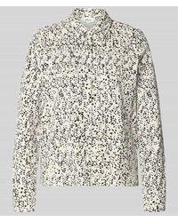 S.oliver - Regular Fit Hemdbluse aus Baumwoll-Mix - Lyst