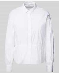 Eterna - Regular Fit Overhemdblouse Met Ballonmouwen - Lyst