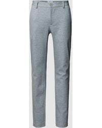 Only & Sons - Slim Fit Stoffhose mit Glencheck-Muster Modell 'MARK' - Lyst