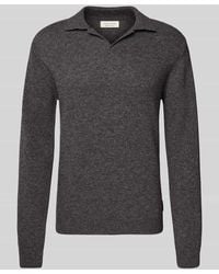 Casual Friday - Strickpullover aus Woll-Mix mit Polokragen Modell 'Karl' - Lyst