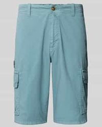 Bugatti - Regular Fit Cargobermuda Met Steekzakken - Lyst