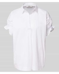 0039 Italy - Regular Fit Bluse Mit 1/2-Arm Modell 'Derry Fancy' - Lyst