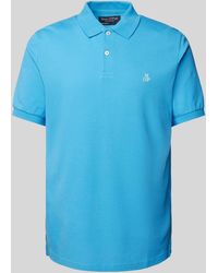 Marc O' Polo - Regular Fit Poloshirt Met Labelstitching - Lyst