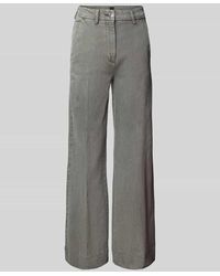 Stefanel - Wide Leg Jeans mit Eingrifftaschen - Lyst
