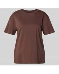 Stefanel - T-Shirt Met Ronde Hals - Lyst