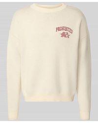 Prohibited - Strickpullover mit Rundhalsausschnitt Modell 'AVANTGARDE' - Lyst