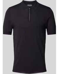 Antony Morato - Poloshirt mit kurzer Reißverschlussleiste - Lyst
