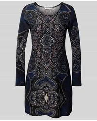 Apricot - Minikleid Mit Rundhalsausschnitt - Lyst