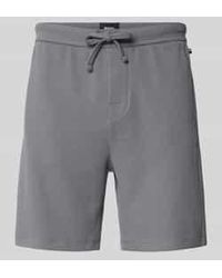 BOSS - Regular Fit Sweatshorts Van Katoenmix Model 'Waffle' - Lyst