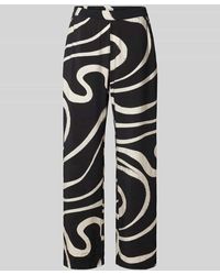 B.Young - Wide Leg Stoffhose mit Allover-Print Modell 'Ibine' - Lyst