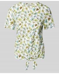 Tom Tailor - Regular Fit T-Shirt Mit Knoten Detail - Lyst