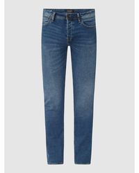 Jack & Jones Slim Fit Jeans mit Stretch-Anteil Modell 'Glenn' - Blau