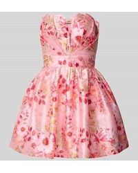 LACE & BEADS - Cocktailkleid mit Herz-Ausschnitt - Lyst