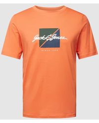 Jack & Jones - T-Shirt mit Label-Print Modell 'JORWAYNE' - Lyst