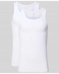 Snocks - Tanktop mit geripptem Rundhalsausschnitt im 2er-Pack - Lyst