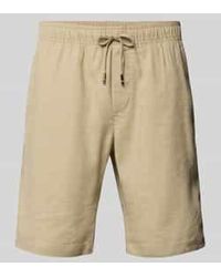 Tommy Hilfiger - Korte Relaxed Fit Broek Van Linnenmix - Lyst