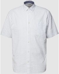 Tom Tailor Regular Fit Freizeithemd mit Streifenmuster - Weiß