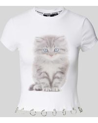 The Ragged Priest - T-Shirt mit Motiv-Print Modell 'KITTY BABY' - Lyst