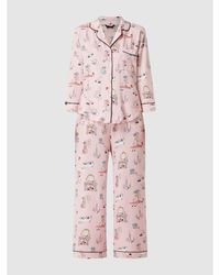 Kate Spade Pyjama mit Reverskragen - Pink