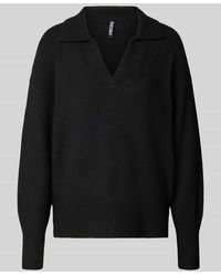 Pieces - Regular Fit Strickpullover mit Woll-Anteil Modell 'MALOU' - Lyst
