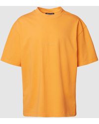 PEGADOR - Oversized T-shirt Van Katoen Met Labeldetail - Lyst