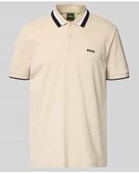BOSS - Regular Fit Poloshirt Met Labelprint, Model 'Paddy' - Lyst