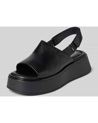 Vagabond Shoemakers - Sandalette aus Leder in unifarbenem Design Modell 'COURTNEY' - Lyst