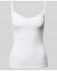 SKINY - Slim Fit Top Met Bandjes En Kant - Lyst