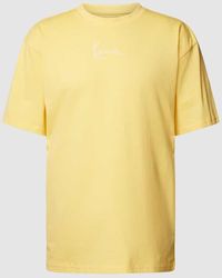 Karlkani - T-Shirt mit Label-Stitching Modell 'Small Signature' - Lyst