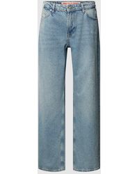 ONLY - Wide Fit Jeans mit Allover-Ziersteinbesatz Modell 'COBAIN' - Lyst