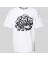 Karlkani - T-Shirt Met Labelprint - Lyst
