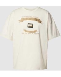 Karlkani - Boxy Fit T-Shirt mit Label-Stitching - Lyst