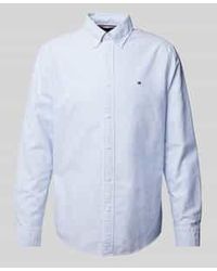 Tommy Hilfiger - Regular Fit Vrijetijdsoverhemd Met Logostitching - Lyst
